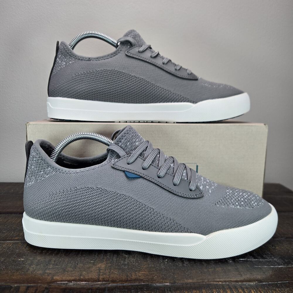 Vessi Weekend Sneaker Womens Size 11 Waterproof Shoes Concrete Gray White Men 10